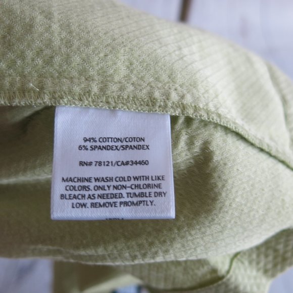 Eileen Fisher Full Zip Green Cardigan Sweater Jacket - Size Petite Medium - Picture 6 of 7